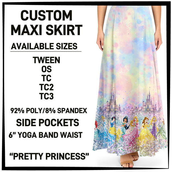 M1XI - Pretty Princess Maxi Skirt with Pockets - Preorder ETA: Mid-July