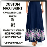 M1XI - Dipped Garden Maxi Skirt with Pockets - Preorder ETA: Mid-July