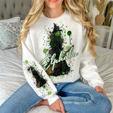 GRAVITY SPLATTER SWEATSHIRT W/ SLEEVE PRINT