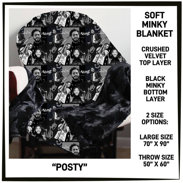 M3BK - Posty Minky Blanket - Preorder ETA: Mid March