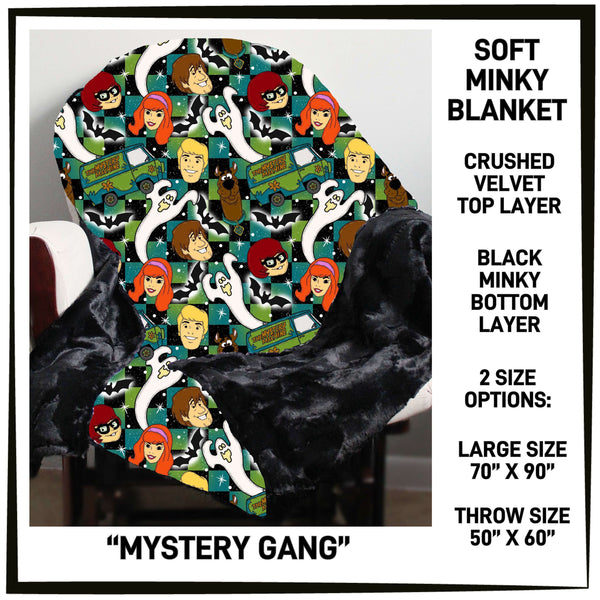 M3BK - Mystery Gang Minky Blanket - Preorder ETA: Mid March