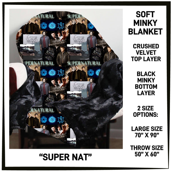 M3BK - Super Nat Minky Blanket - Preorder ETA: Mid March