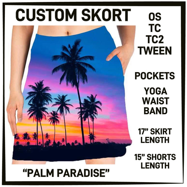 RTS - Palm Paradise Skort