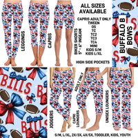 267BT - Buffalo B Ball Biker/Capris/Leggings with High Side Pockets - Preorder ETA: Late Nov