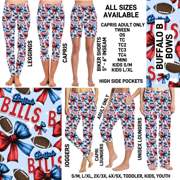 267BT - Buffalo B Ball Biker/Capris/Leggings with High Side Pockets - Preorder ETA: Late Nov