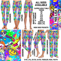 267BT - 90s Lisa Unisex Full Joggers/Full/Capri Loungers - Preorder ETA: Late Nov