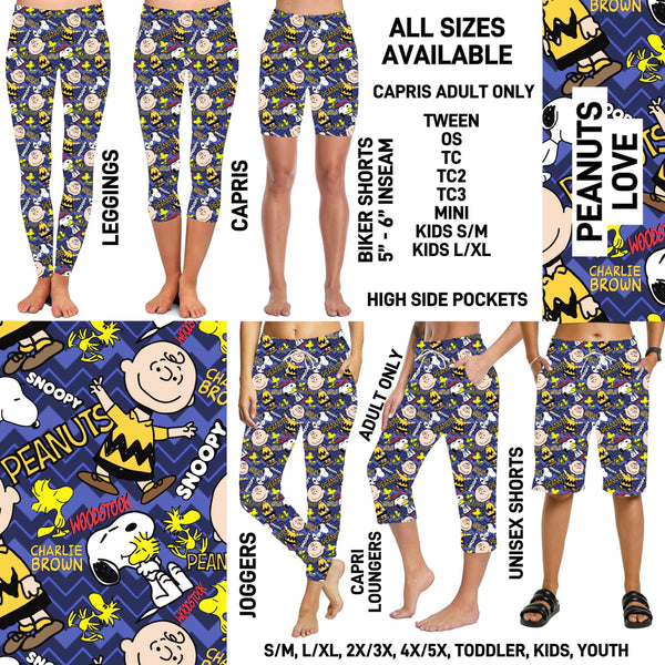 RTS - Peanuts Love Unisex Shorts