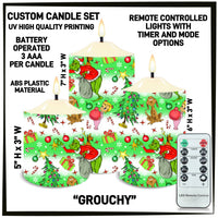 CS2B - Grouchy 3-Piece Battery Operated Candle Set - Preorder ETA: Mid-Dec