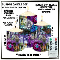 CS2B - Haunted Ride 3-Piece Battery Operated Candle Set - Preorder ETA: Mid-Dec