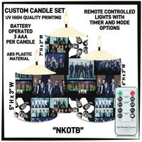 CS2B - Nkotb 3-Piece Battery Operated Candle Set - Preorder ETA: Mid-Dec