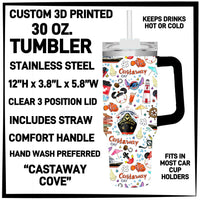 T30M - Castaway Cove 30 oz Tumbler - Preorder ETA: Mid-Dec