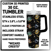 T30M - Wizard Crests 30 oz Tumbler - Preorder ETA: Mid-Dec