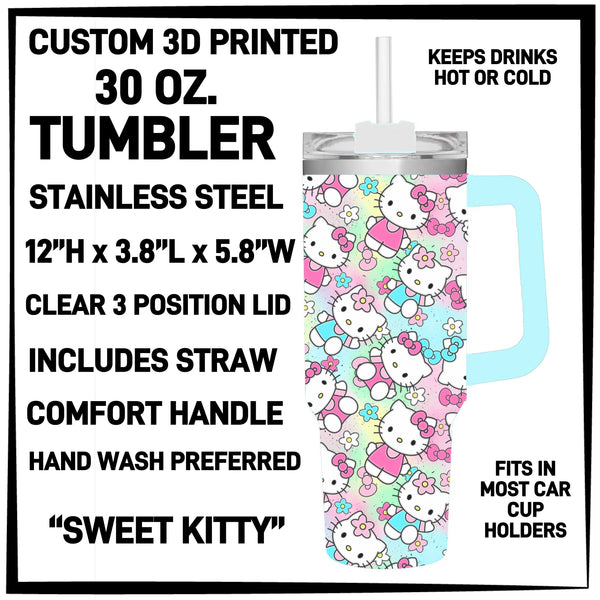 T30M - Sweet Kitty 30 oz Tumbler - Preorder ETA: Mid-Dec