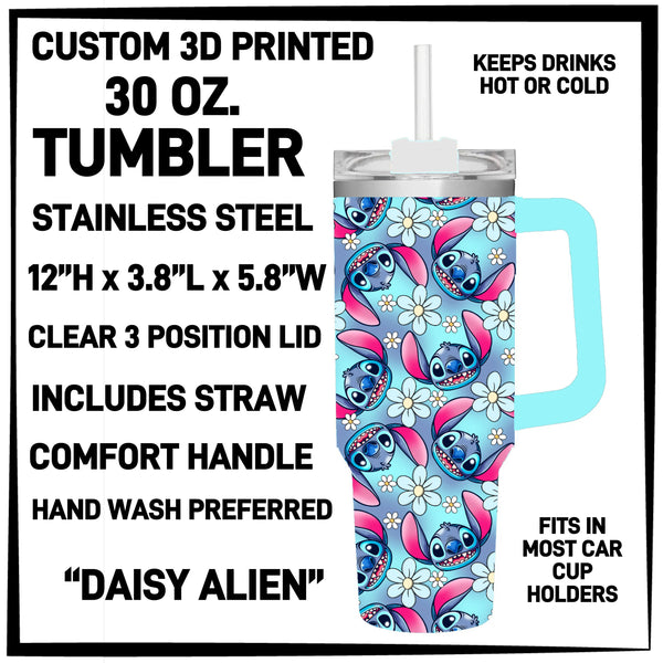 T30M - Daisy Alien 30 oz Tumbler - Preorder ETA: Mid-Dec