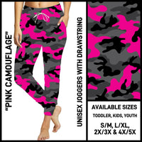 CR1V - Pink Camouflage Unisex Full Joggers - Preorder ETA: Late Dec