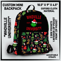 MB1K - Whoville University Mini Backpack - Preorder ETA: Late Dec