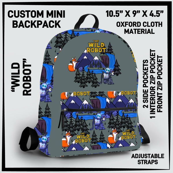 MB1K - Wild Robot Mini Backpack - Preorder ETA: Late Dec