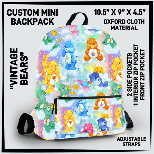 MB1K - Vintage Bears Mini Backpack - Preorder ETA: Late Dec