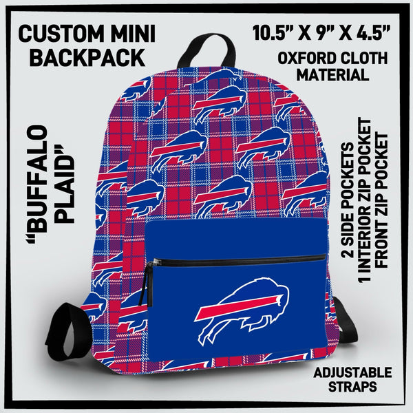 MB1K - Buffalo Plaid Mini Backpack - Preorder ETA: Late Dec