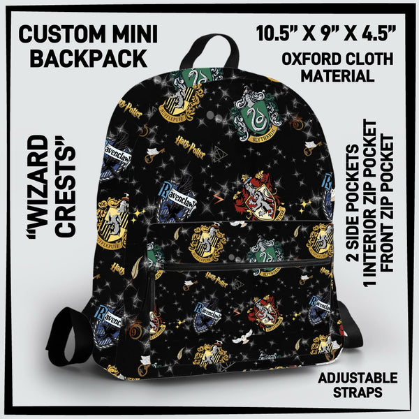 MB1K - Wizard Crests Mini Backpack - Preorder ETA: Late Dec