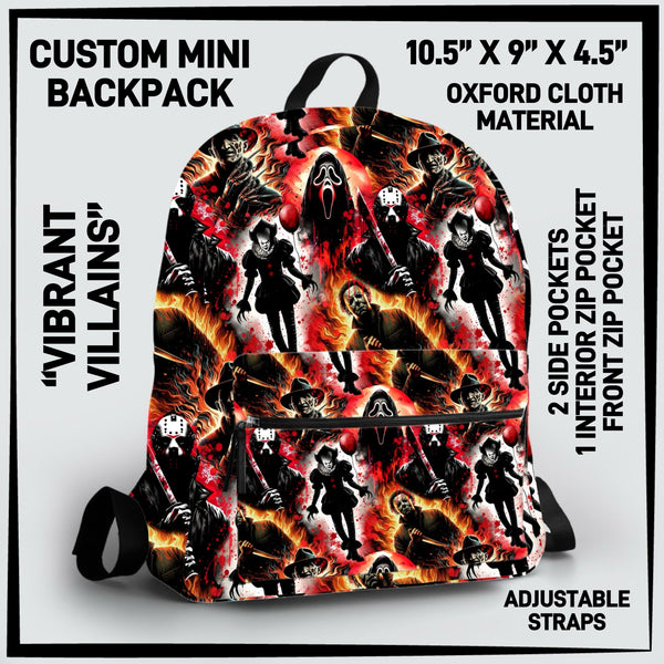 MB1K - Vibrant Villains Mini Backpack - Preorder ETA: Late Dec