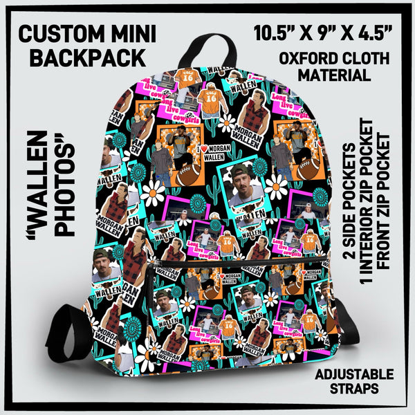 MB1K - Wallen Photos Mini Backpack - Preorder ETA: Late Dec