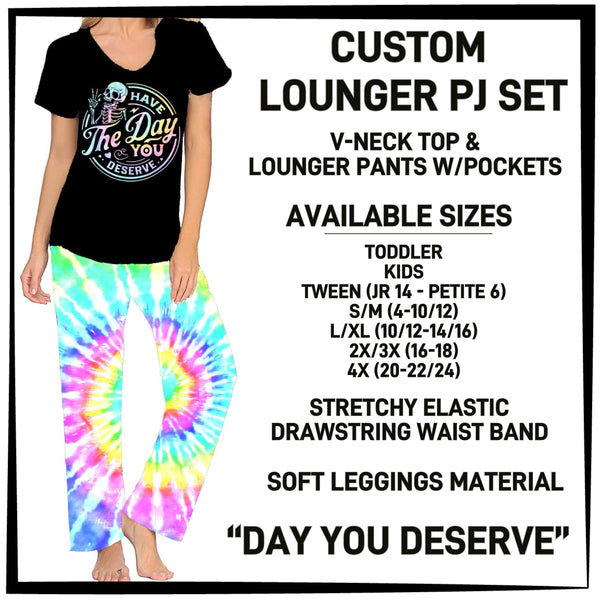 P4JL - Day You Deserve PJ Lounger Set - Preorder ETA: Mid-Dec