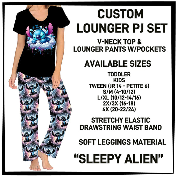 P4JL - Sleepy Alien PJ Lounger Set - Preorder ETA: Mid-Dec