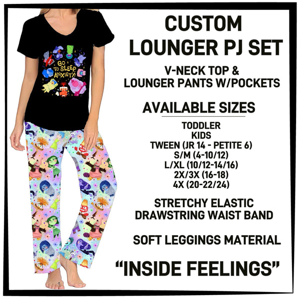 P4JL - Inside Feelings PJ Lounger Set - Preorder ETA: Mid-Dec