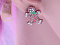 RTS- Gingerbread Stud Earrings