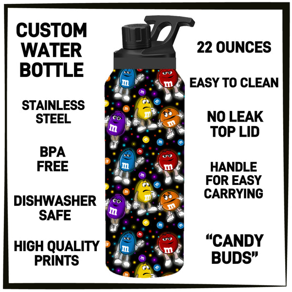 1WTB - Candy Buds Custom Water Bottle - Preorder ETA: Late Sept