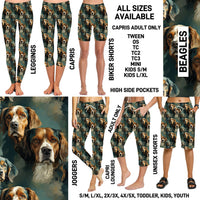 P1BR - Beagles Shep Full Joggers/Capri Loungers/Unisex Shorts - Preorder ETA: Mid May