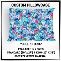 PW15 - Blue 'Ohana Pillowcase - Preorder ETA: Late May