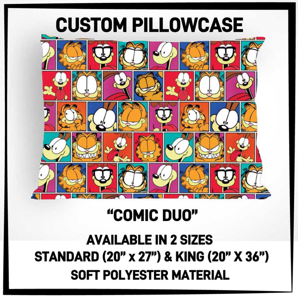 PW15 - Comic Duo Pillowcase - Preorder ETA: Late May