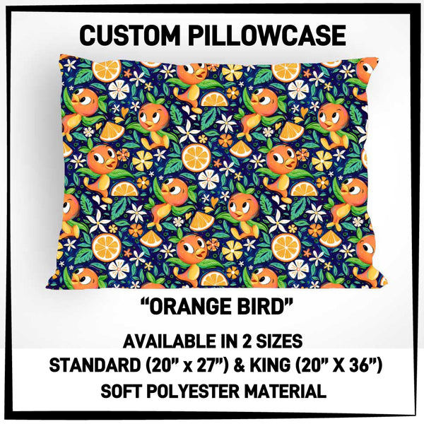 PW15 - Orange Bird Pillowcase - Preorder ETA: Late May