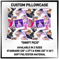 PW15 - Swift Pics Pillowcase - Preorder ETA: Late May