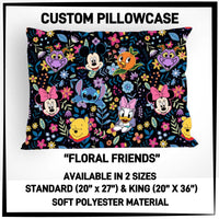 PW15 - Floral Friends Pillowcase - Preorder ETA: Late May