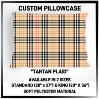 PW15 - Tartan Plaid Pillowcase - Preorder ETA: Late May