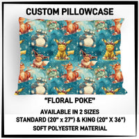 PW15 - Floral Poke Pillowcase - Preorder ETA: Late May