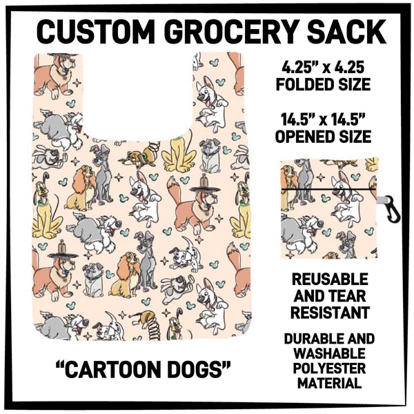 GS3K - Cartoon Dogs Grocery Sack - Preorder ETA: Mid-Jan
