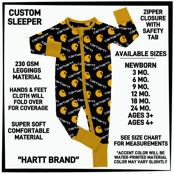 B3SP - Hartt Brand Baby Sleeper - Preorder ETA: Late May