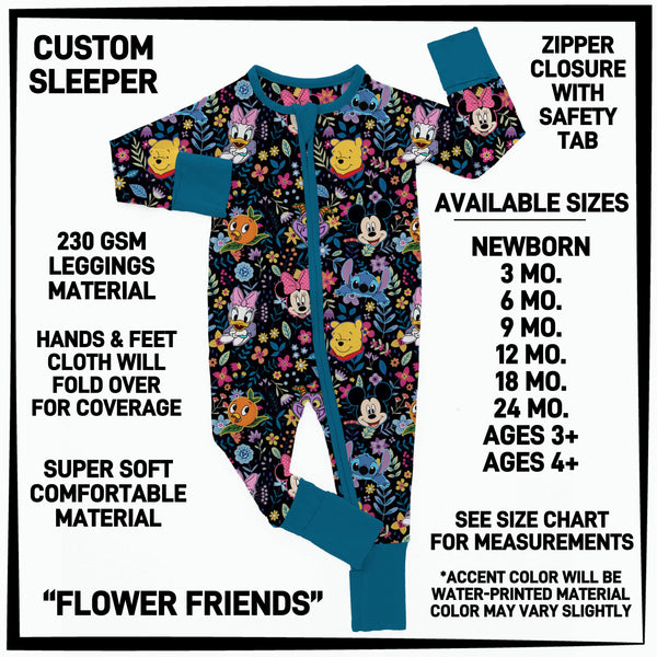 B3SP - Flower Friends Baby Sleeper - Preorder ETA: Late May