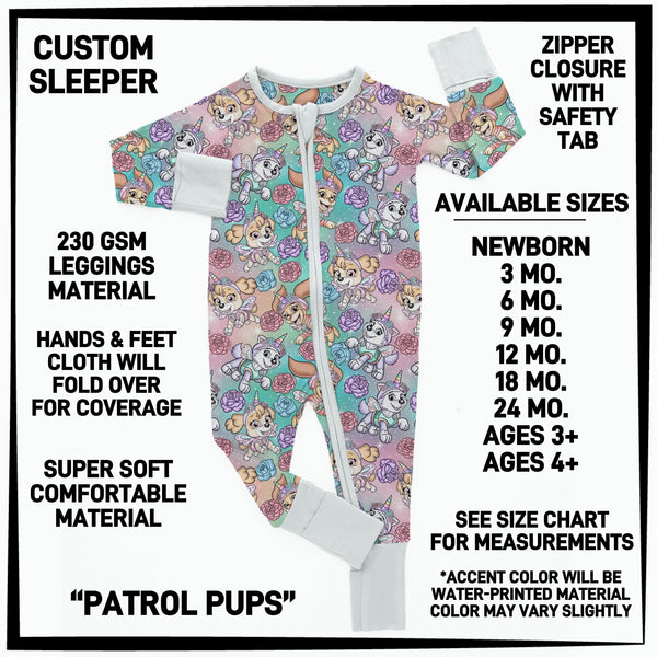 B3SP - Patrol Pups Baby Sleeper - Preorder ETA: Late May