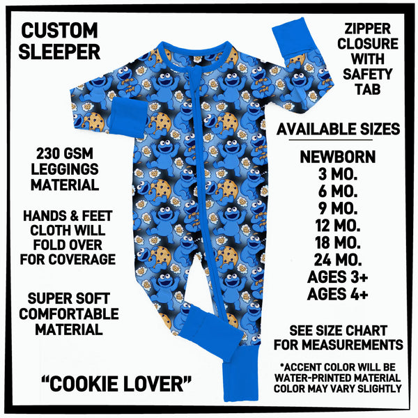 B3SP - Cookie Lover Baby Sleeper - Preorder ETA: Late May