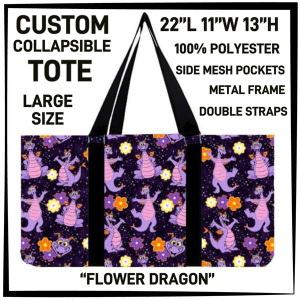 BC5T - Flower Dragon Collapsible Tote - Preorder Closes 4/23 ETA: Late June