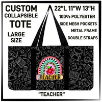 CP2T - Teacher Collapsible Tote - Preorder ETA: Late May