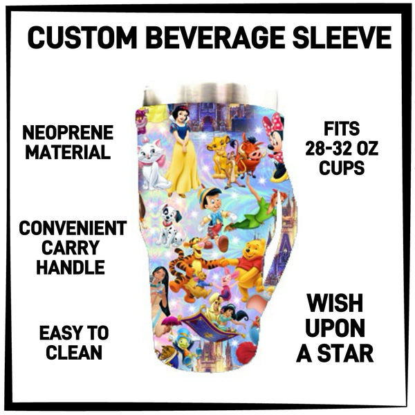 RTS - Wish Upon A Star 28-32oz Beverage Sleeves