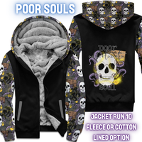 POOR SOULS - FLEECE/COTTON LINED JACKETS RUN 10 PREORDER CLOSING 10/26