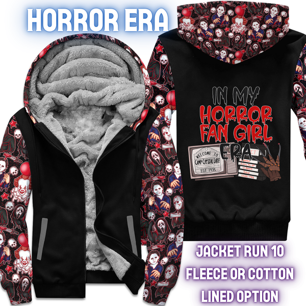 HORROR ERA - FLEECE/COTTON LINED JACKETS RUN 10 PREORDER CLOSING 10/26