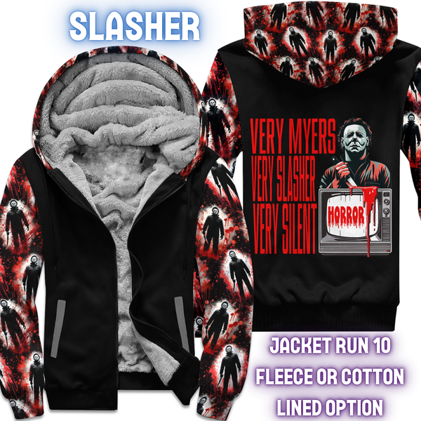 SLASHER - FLEECE/COTTON LINED JACKETS RUN 10 PREORDER CLOSING 10/26